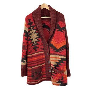 Eddie Bauer Multicolor Patterned Cardigan